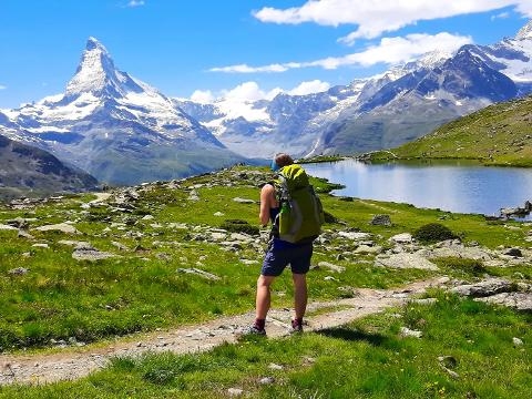 HIKING AROUND THE MATTERHORN IN THE SWISS ALPS