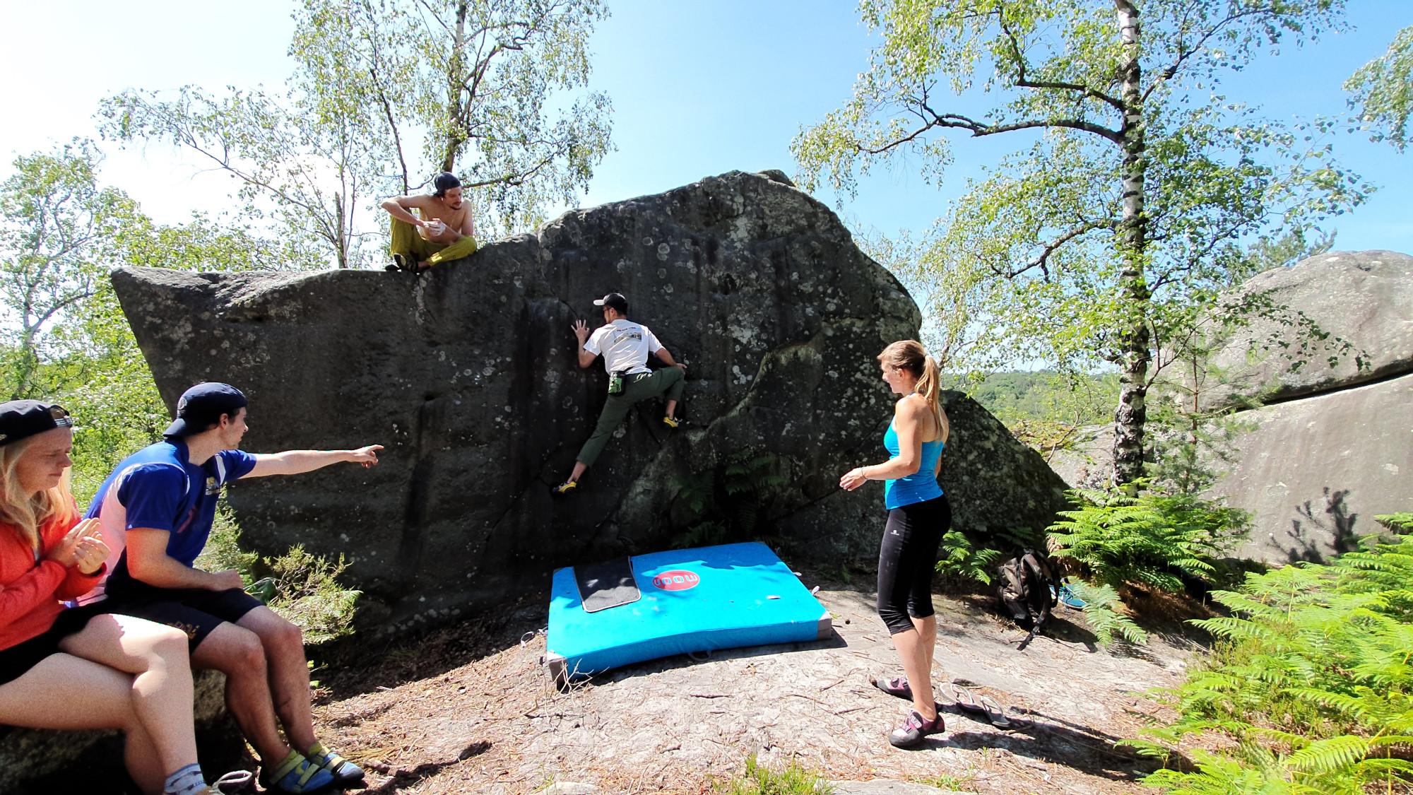 Gorges D'Apremont: Fontainebleau bouldering spots